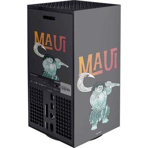 Disney Princess Moana Maui XBox Series X Digital Edition Console Skin